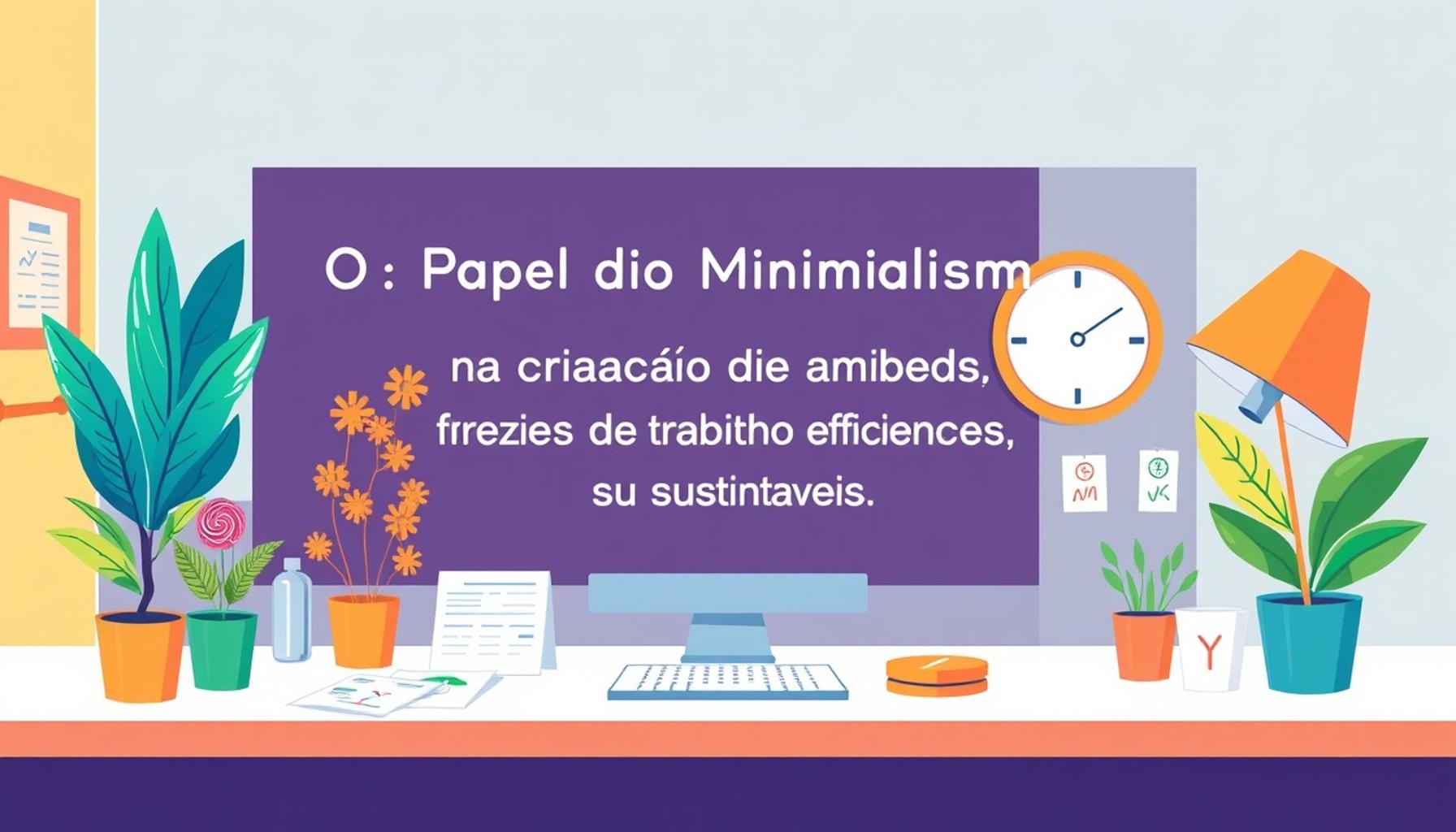 The Role of Minimalism in Creating Efficient and Sustainable Work Environments
